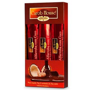 Barra Fruta Carob House 25g Alfar/Coco