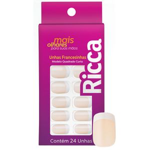 Unha Postica Ricca Francesinha Nude