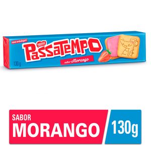 Biscoito Rec.Passatempo 130g Morango
