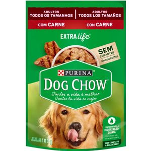 Alimento Cao Dog Chow 100g Adulto Carne