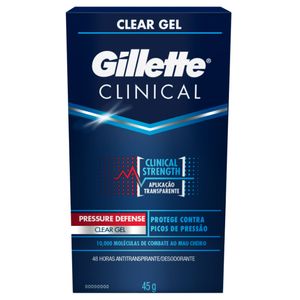 Desodorante Gel Gillete 45g Clear Pr.Def
