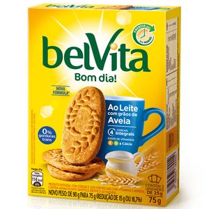 Biscoito Belvita 75g Leite/Aveia
