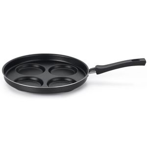 Frigideira Multiflon 4 Ovos 27cm Preta