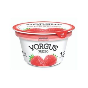 Iogurte Yorgus 130g Grego Morango Zr.Lac