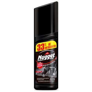 Polidor Sapato Nugget 60ml Liq.Pto Promo