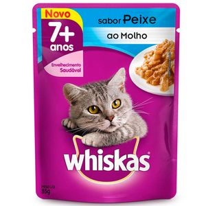 Alimento Gato Whiskas 85g 7+ Peixe