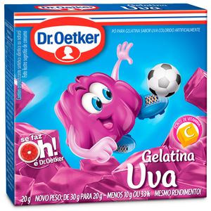 Po P/Gelatina Dr Oetker 20g Uva