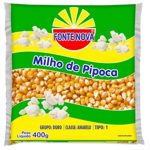 Milho Pipoca Fonte Nova 400g Nacional