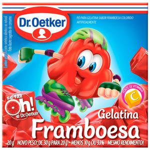 Po P/Gelatina Dr Oetker 20g Framboesa