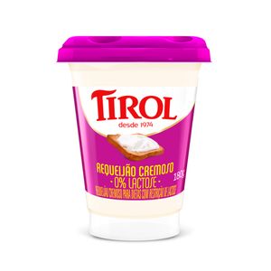 Requeijao  Tirol 180g Zero Lactose
