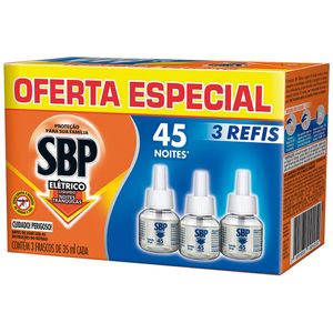Repelente Eletr.Sbp 32,9ml C/3 Rf