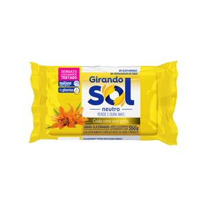 Sabao Barra Girando Sol 200g Neutro