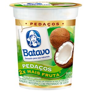 Iogurte Batavo 100g Pedacos Coco