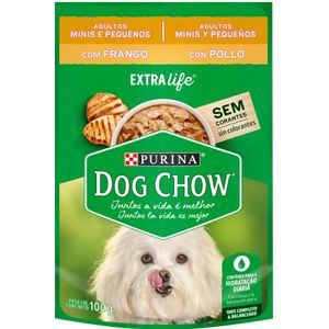 Alimento Cao Dog Chow 100g Mini/Peq Fgo