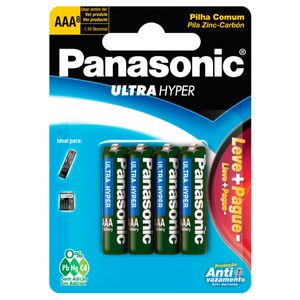 Pilha Panasonic Sup.Hip. Palito Aaa L8p6