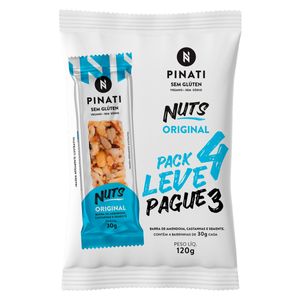 Barra Nuts Pinati 120g Original L4p3