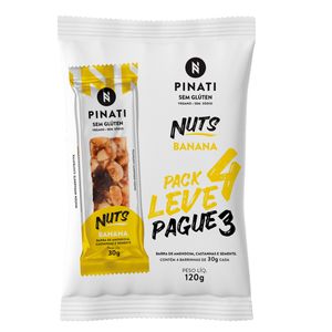 Barra Nuts Pinati 120g Banana L4p3