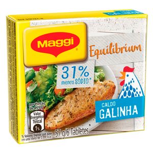Caldo Maggi 57g  Galinha 31% Menos Sodio