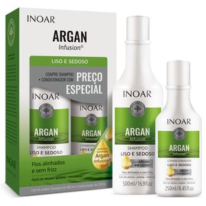 Sha.500ml+Cond.250ml Inoar Argan Lis/Se.