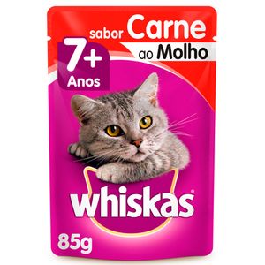 Alimento Gato Whiskas 85g 7+ Carne