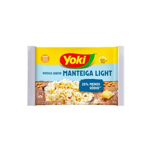 Pipoca Micro Yoki 90g Mant 25%Me.Sodio