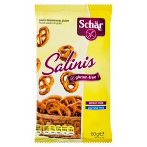 Biscoito Schar 60g Minipretzel Salg.S/Gl