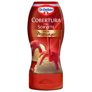 Cobertura Sorvete Dr Oetker 190g Morango