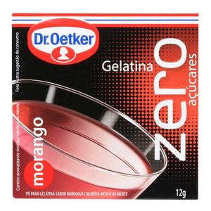 Po P/Gelatina Dr.Oetker 12g Morango Z.Ac