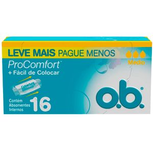Absorvente Ob C/16 Interno Proc.Med.L+P-