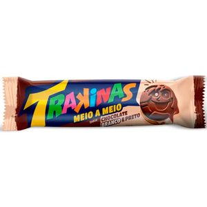 Biscoito Rec.Trakinas 126g Choc/Choc.Bco