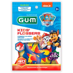 Fio Dental Gum C/40 Kids Flossers P.Patr