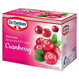 Cha Oetker 10g Aromas Frutas Cranberry