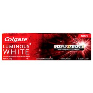 Creme Dental Colgate 70g Lu.White Carvao