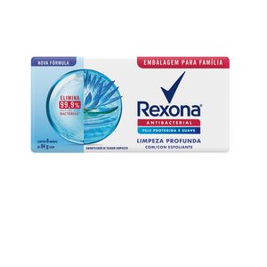 Sabonete Rexona 84g Limpeza Profunda C/6