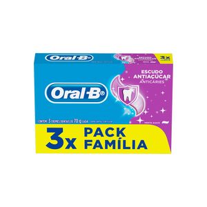 Creme Dental Oral-B 70g Menta Suave C/3