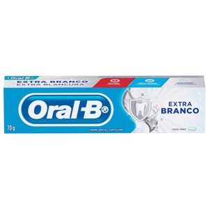 Creme Dental Oral-B 70g Extra Branco