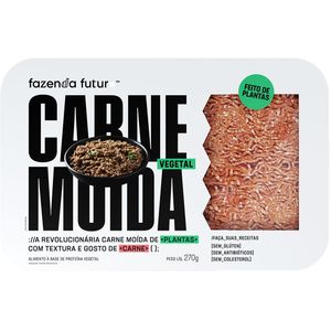 Carne Moida Fazenda Futuro 270g Vegetal