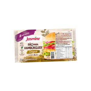 Pao Hamburguer Jasmine 300g Orig.S/Glut.