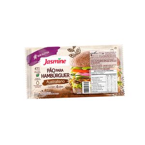 Pao Hamburguer Jasmine 300g Austr.S/Glut