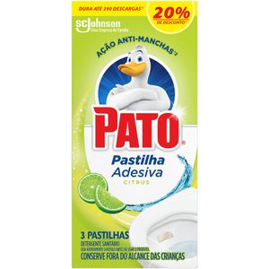 Pastilha Adesiva Pato C/3 Citrus Of Esp