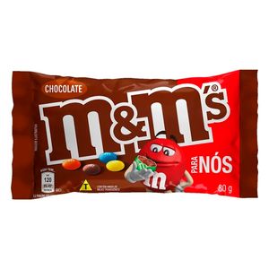 Confeito M&Ms 80g Chocolate