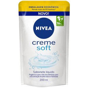 NIVEA Sabonete Líquido Refil Creme Soft 200ml