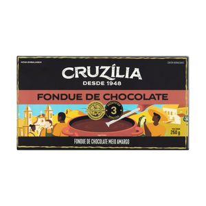 Fondue Chocolate Cruzilia 250g M.Amargo