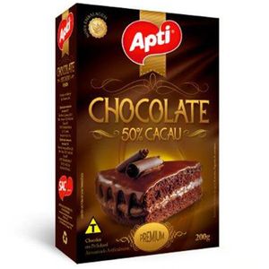 Chocolate Po Apti 200g 50% Cacau