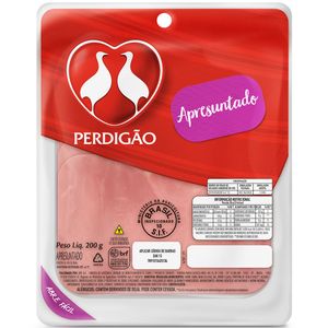 Apresuntado Perdigao 200g Fatiado