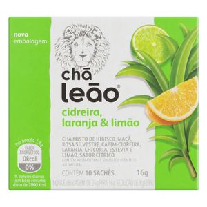 Cha Leao 16g Cidreira/Laranja/Limao