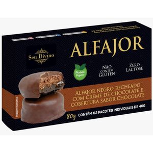 Alfajor Seu Divino 80g Choc.S/Gl/Lac