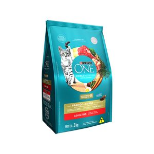 Alimento Gato Purina One 2kg Adul Fg/Car