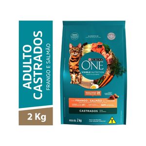 Alimento Gato Purina One 2kg Cast Fg/Sal