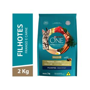 Alimento Gato Purina One 2kg Filh Fg/Car